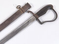 Kaiserreich,  Kavallerie/Artilleriesäbel , Kammerstück  mit Steckrückenschörklinge, Hersteller Weyersberg,Kirschbaum &Co Solingen, Herrschermonogramm W 86 mit Krone