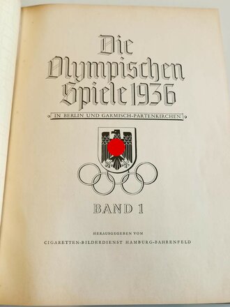 Sammelbilderalbum "Olympia 1936" - Band 1 Die...