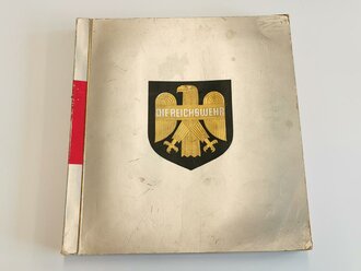 Sammelbilderalbum "Die Reichswehr" - 1933 herausgegeben von Haus Neuerburg Waldorf-Astoria und Eckstein-Halpaus,  ca 100 Seiten, komplett