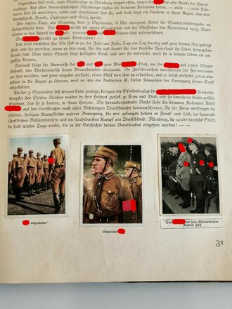 Sammelbilderalbum "Der Staat der Arbeit und des Friedens" Ein Jahr Regierung Adolf Hilter, 100 Seiten, komplett