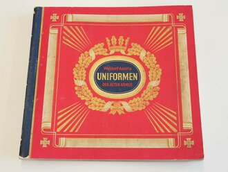 Sammelbilderalbum "Uniformen der alten Armee" - Waldorf-Astoria, ca 70 Seiten, komplett