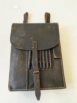 Kartentasche Wehrmacht , leicht getragenes Stück mit Reichsbetriebsnummer