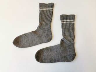 Paar Socken für Angehörige der Wehrmacht, Vorschriftsmässiges Paar