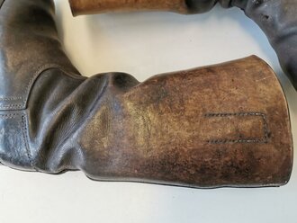 Paar Maschstiefel für Mannschaften der Wehrmacht. Getragenes Paar , Sohlenlänge 28cm