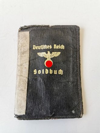 Soldbuchhülle, stärker gebrauchtes Stück