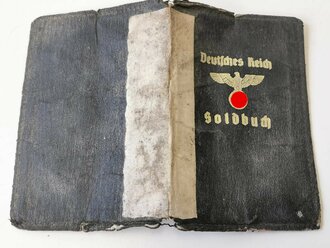 Soldbuchhülle, stärker gebrauchtes Stück