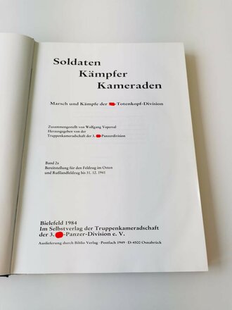 "Soldaten Kämpfer Kameraden" - Marsch und Kämpfe der SS-Totenkopf-Division, 525 Seiten, gebraucht, DIN A4