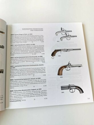 "Hermann Historica 78. Auktion" - Schusswaffen aus fünf Jahrhunderten, 155 Seiten, gebraucht, DIN A5