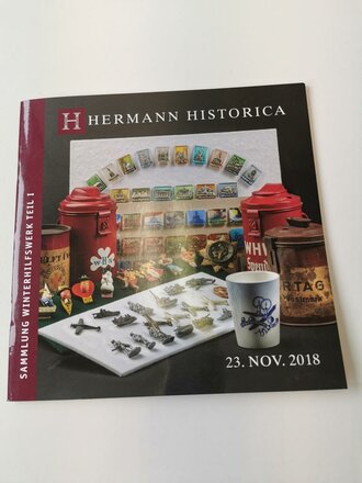 "Hermann Historica" - Sammlung Winterhilfswerk Teil 1, 48 Seiten, gebraucht, DIN A5