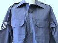 U.S.Air Force 1972 dated Shirt, Man´s Tropical blue, very good condition