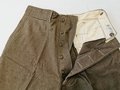 U.S. Trousers, wool Pattern 1945, size 33 x 35,  good condition