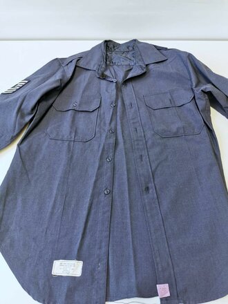 U.S.Air Force 1972 dated Shirt, Man´s Tropical blue, very good condition