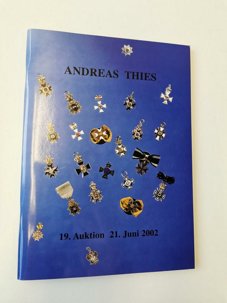 Andreas Thies 19 Auktion 21 Juni 02 104 Seiten Gebraucht Di 10 00