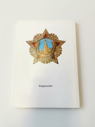 "Sowjetische Auszeichnungen" - Ein Katalog - Soviet Awards Ausgabe 1993, 118 Seiten, gebraucht, russisch