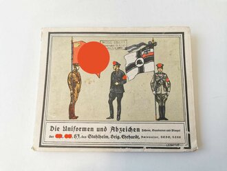 "Die Uniformen und Abzeichen der SA, SS, HJ", ca 55 Seiten, gebraucht,18 cm x 14,5 cm