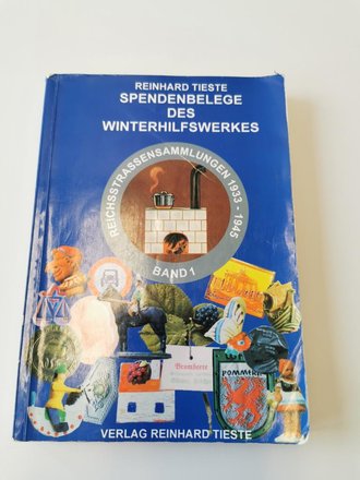 "Spendenbelege des Winterhilfswerkes" -  Reichsstrassensammlungen 1933 - 1945 Band 1, 352 Seiten, gebraucht, DIN A5