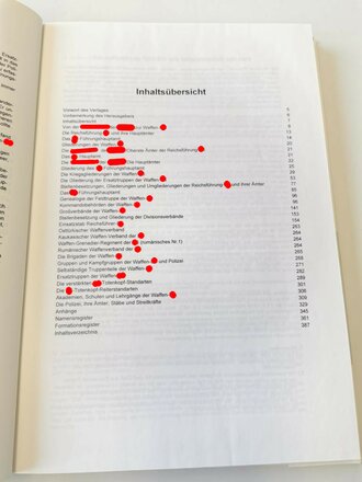 "Die Waffen-SS und Polizei 1939 - 1945" - 3 Schriftenreihe Führung und Truppe, 389 Seiten, gebraucht, DIN A4