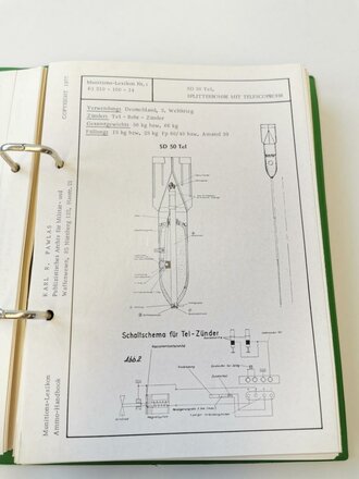 "Munitions-Lexikon" - Band 3: Deutsche Bomben, ca 350 Seiten, gebraucht, DIN A5