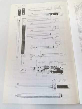 "A Primer of World Bayonets" - Part one, ca 20 Seiten, gebraucht, DIN A4, englisch