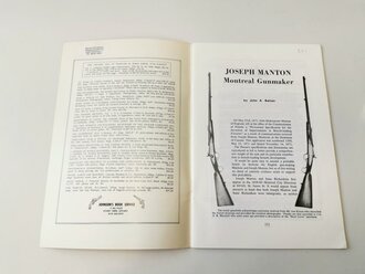 "The Canadian Journal of Arms Collecting" - Vol. 10 No. 4, 142 Seiten, gebraucht, DIN A5, englisch