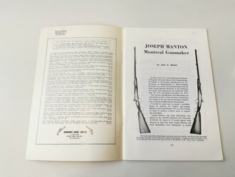 "The Canadian Journal of Arms Collecting" - Vol. 10 No. 4, 142 Seiten, gebraucht, DIN A5, englisch
