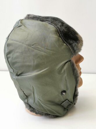 U.S.Helmet, Flying Winter, Sage Green Type B9B, Size Large, dated 1974