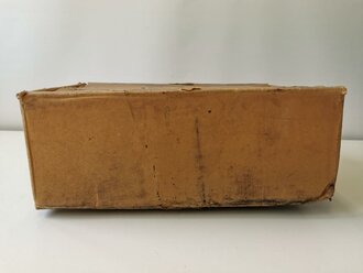 U.S. 1945 dated cardboard box for canned potatoes, used