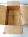 U.S. 1945 dated cardboard box for canned potatoes, used