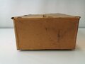 U.S. 1945 dated cardboard box for canned potatoes, used