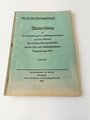 "Anweisung für die Ermittlung der Schießgrundlagen aus den Karten und Festpunktverzeichnissen in den Ost- und Südostgebieten Vademecum Ost " datiert 1941, DIN A4, 89 Seiten