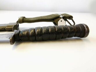 U.S.  WWII M3 trench knife by Imperial, in USM8 scabbard. Used