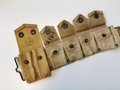 U.S. WWI mounted troops rifle belt  with 1918 dated  .45 pistol magazine pouch. Used