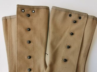 U.S. post WWII  pair of Leggings khaki, size 5