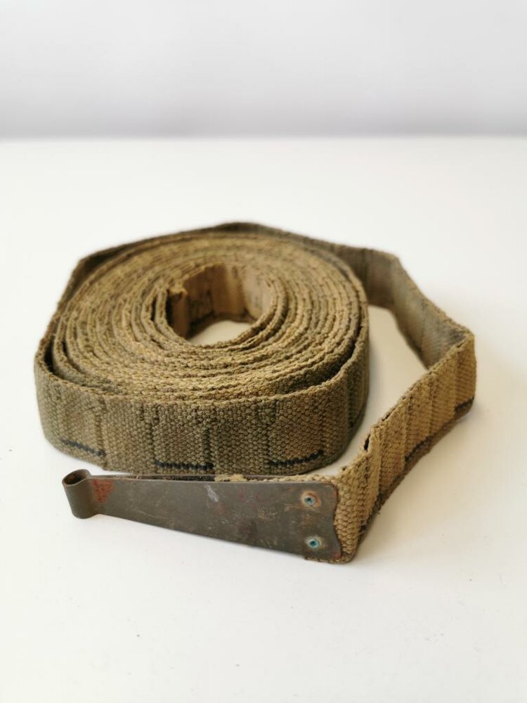 U.S. 1943 dated Browning 30 cal. cloth ammo belt, 55,00