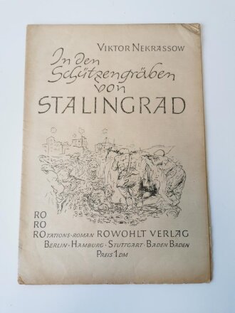 2 x Nachkriegsliteratur zum Thema Stalingrad, beide...