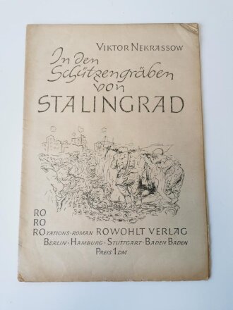 2 x Nachkriegsliteratur zum Thema Stalingrad, beide Grossformatig