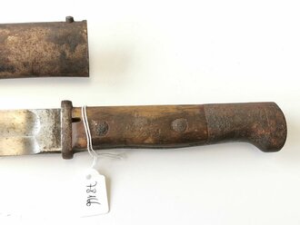 Seitengewehr Modell 1914, Hersteller Simsonwerk, ungereinigtes Stück
