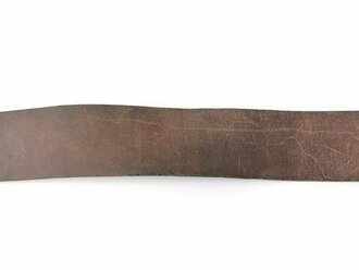 Frankreich 2. Weltkrieg, Leder Koppel , Gesamtlänge 116cm