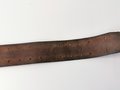 Frankreich 2. Weltkrieg, Leder Koppel , Gesamtlänge 116cm