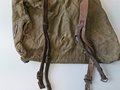 Rucksack Wehrmacht mit anhängendem Koppeltragegestell, ungereinigter Speicherfund