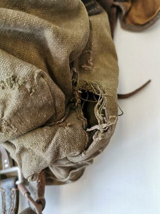 Rucksack für Gebirgstruppen der Wehrmacht, ungereinigter Speicherfund