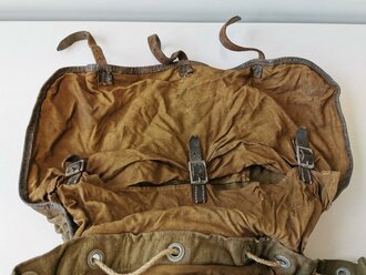 Rucksack für Gebirgstruppen der Wehrmacht, ungereinigter Speicherfund