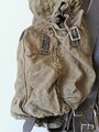 Rucksack für Gebirgstruppen der Wehrmacht, ungereinigter Speicherfund