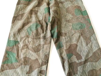 Splittertarnhose Wehrmacht, Frontfertigung, getragenes Stück