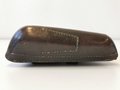 1. Weltkrieg Koffertasche P08 , dunkelbraunes Leder, datiert 1916