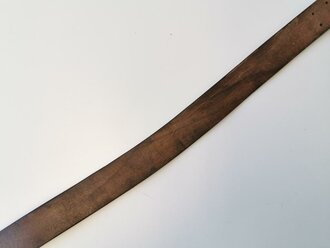 Zweidornkoppel für Offiziere des Heeres, geschwärztes Leder, Reichsbetriebsnummer, Gesamtlänge 102cm