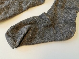 Paar Socken Wehrmacht, getragenes Paar