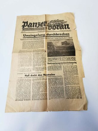 "Panzer Voran" - Frontzeitung einer Panzerarmee im Osten, Folge 440, datiert 16.04.1944