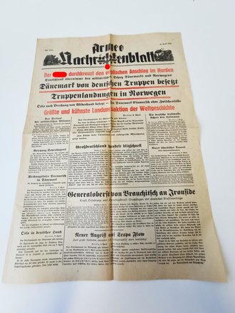 Armee-Nachrichtenblatt, Folge 183, datiert 10.04.1940