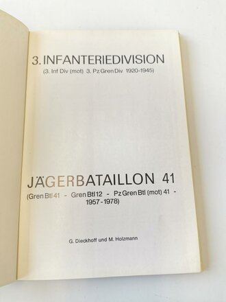 "Infanterie Gestern und Heute" - Bildbereicht der ehemaligen 3. Infanterie - Division, 176 Seiten, gebraucht, DIN A5